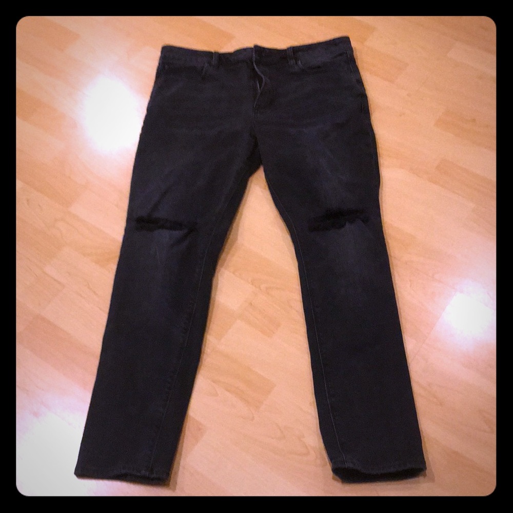 ASOS slim jeans, black, EUC